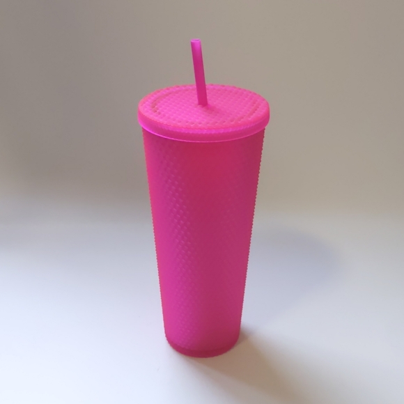 New Starbucks Studded Tumbler Neon pink Fall Limited Edition 2021 - Picture 4 of 8
